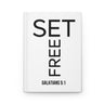 Set Free Hardcover Christian Journal | Galatians 5:1 Bible Verse Notebook Journal