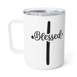 Faith Culture – Blessed Cross – Christian Coffee and Tea Mug, 10oz