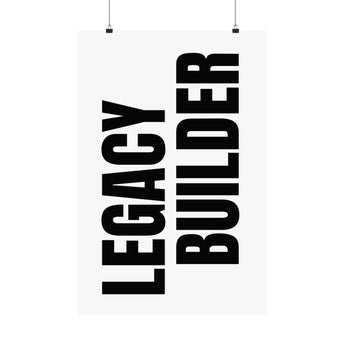 Faith Culture Solid Black Matte Poster | Minimalist Modern Wall Art Print