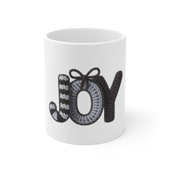 Faith Culture - Joy Christmas Mug – Cozy Holiday Christian Coffee Cup, 11oz 15oz 20oz