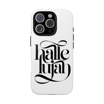 Faith Culture – Hallelujah Christian Tough Phone Case iPhone 16 Pro Glossy