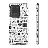 Prayer and Faith Christian Tough Phone Cases Samsung Galaxy S20 Ultra Glossy