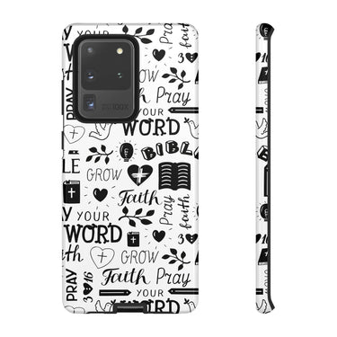 Prayer and Faith Christian Tough Phone Cases Samsung Galaxy S20 Ultra Glossy