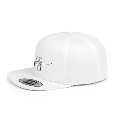 Faith Culture - Choose Joy - Christian Flat Bill Snapback Hat