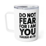 Faith Culture – Do Not Fear for I Am with You (Isaiah 41:10) – Christian Coffee and Tea Mug, 10oz