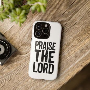 Faith Culture – Praise the Lord Christian Tough Phone Case iPhone 16 Pro Glossy