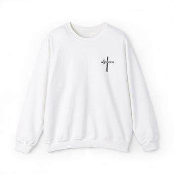 Faith Culture - Grace Cross - Christian Unisex Crewneck Sweatshirt