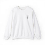 Faith Culture - Grace Cross - Christian Unisex Crewneck Sweatshirt