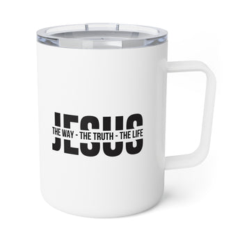 Faith Culture – Jesus: The Way, The Truth, The Life – Christian Coffee and Tea Mug, 10oz 10oz White