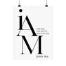 I Am the Way, the Truth, and the Life Wall Poster | John 14:6 12" x 16" Matte