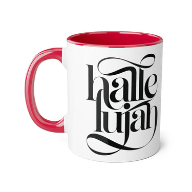 Faith Culture - Hallelujah - Christian Accent Coffee Mug, 11oz
