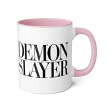 Faith Culture - Demon Slayer - Christian Accent Coffee Mug, 11oz Pink 11oz