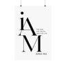 I Am the Way, the Truth, and the Life Wall Poster | John 14:6 Christian Decor 20″ x 30″ Matte