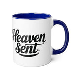 Faith Culture - Heaven Sent - Christian Coffee Mug, 11oz Blue 11oz