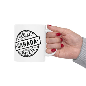 Faith Culture – Made in Canada Mug – 11oz & 15oz | Canadian Heritage Coffee Cup 11oz