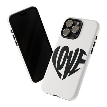 Faith Culture – LOVE Heart Christian Tough Phone Case iPhone 15 Pro Max Glossy