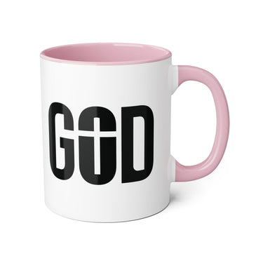 Faith Culture - GOD of the Cross - Christian Accent Coffee Mug, 11oz