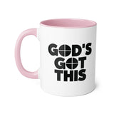 Faith Culture - God’s Got This - Christian Accent Coffee Mug, 11oz