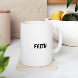 Faith Culture – FAITH Christian Mug – Minimalist Daily Encouragement, 11oz & 15oz