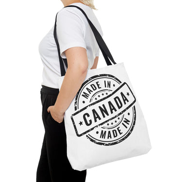 Faith Culture – Made in Canada Tote Bag | Durable & Patriotic Everyday Essential 18" × 18'' Black