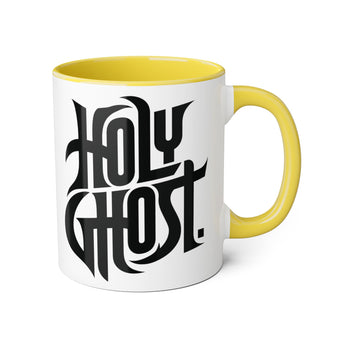 Faith Culture - Holy Ghost - Christian Accent Coffee Mug, 11oz Yellow 11oz