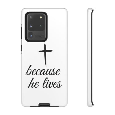 Because He Lives Tough Case Samsung Galaxy S20 Ultra Glossy
