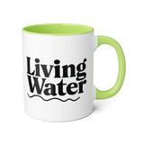 Faith Culture - Living Water - Christian Accent Coffee Mug, 11oz