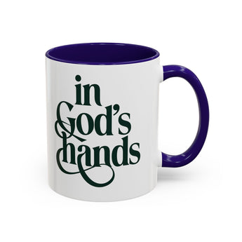 Faith Culture - In God’s Hands - Christian Accent Coffee Mug, 11oz