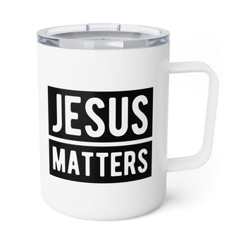Faith Culture – Jesus Matters – Christian Coffee and Tea Mug, 10oz 10oz White