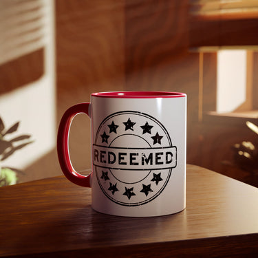 Faith Culture - Redeemed - Christian Accent Coffee Mug, 11oz
