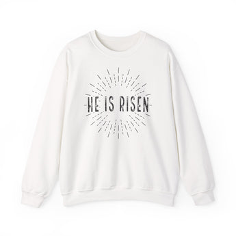 He Is Risen Christian Easter Sweatshirt