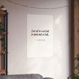 Faith Culture - 1 John 3:18 Poster - Christian Wall Art - Love in Deed and Truth Decor