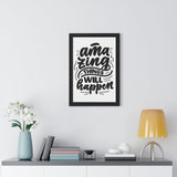 Faith Culture - Amazing Things Will Happen - Christian Thanksgiving Wall Art