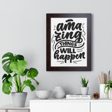 Faith Culture - Amazing Things Will Happen - Christian Thanksgiving Wall Art