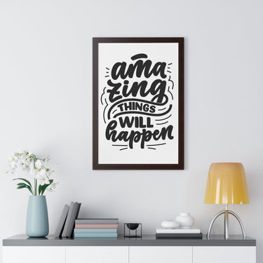 Faith Culture - Amazing Things Will Happen - Christian Thanksgiving Wall Art