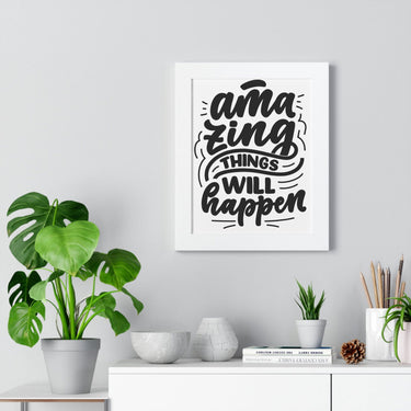 Faith Culture - Amazing Things Will Happen - Christian Thanksgiving Wall Art