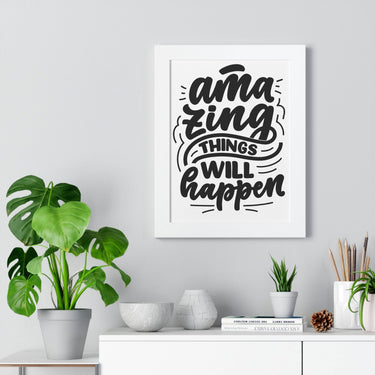 Faith Culture - Amazing Things Will Happen - Christian Thanksgiving Wall Art