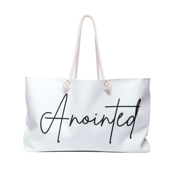 Faith Culture - Anointed - Christian Weekender Tote Bag 24" × 13"