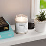 Faith Culture - Be Courageous Joshua 1:9 - Christian Scented Soy Candle, 9oz Apple Harvest 9oz