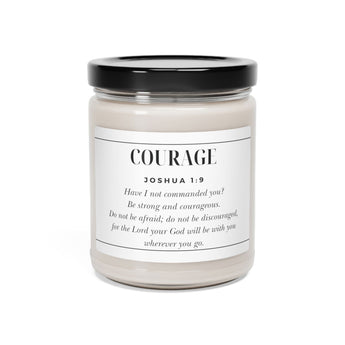 Be Courageous Candle | Joshua 1:9 Christian Soy Candle