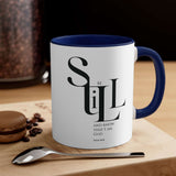 Faith Culture - Be Still and Know - Christian Ceramic Coffee Mug, 11oz Navy 11oz