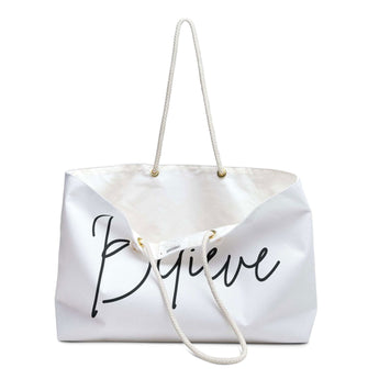 Faith Culture - Believe - Christian Weekender Tote Bag