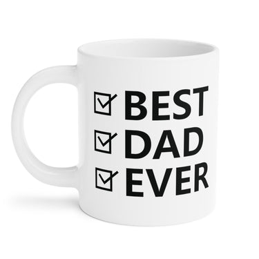 Faith Culture - Best Dad Ever - Christian Ceramic Coffee Mug (11oz5oz0oz)