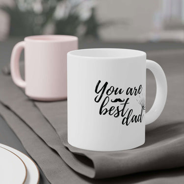Faith Culture - Best Dad Ever - Christian Ceramic Coffee Mug (11oz5oz0oz)