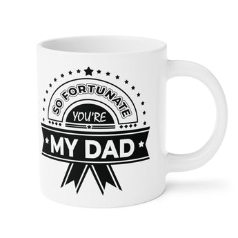 Faith Culture - Best Dad Ever - Christian Ceramic Coffee Mug (11oz5oz0oz) 20oz White