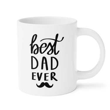 Faith Culture - Best Dad Ever - Christian Ceramic Coffee Mug (11oz5oz0oz) 20oz White