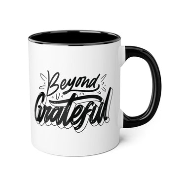 Faith Culture - Beyond Grateful - Christian Thanksgiving Accent Mug, 11oz