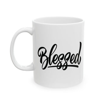 Faith Culture - Blessed - Christian Inspirational Mug, 11oz and 15oz 11oz