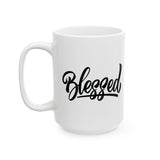 Faith Culture - Blessed - Christian Inspirational Mug, 11oz and 15oz 15oz