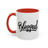 Faith Culture - Blessed - Christian Thanksgiving Accent Coffee Mug, 11oz and 15oz